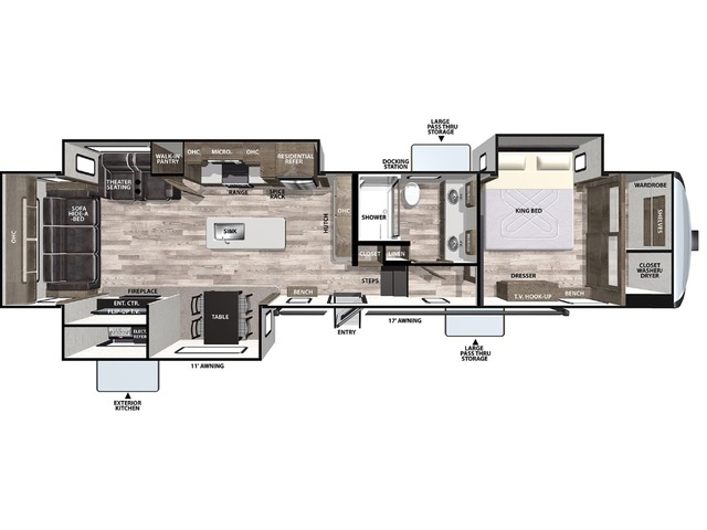 Cardinal Limited 366DVLE Fifth Wheels by Forest River