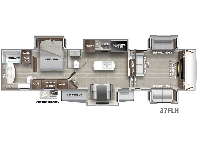 Sabre 37FLH Fifth Wheels by Forest River - Build & Price