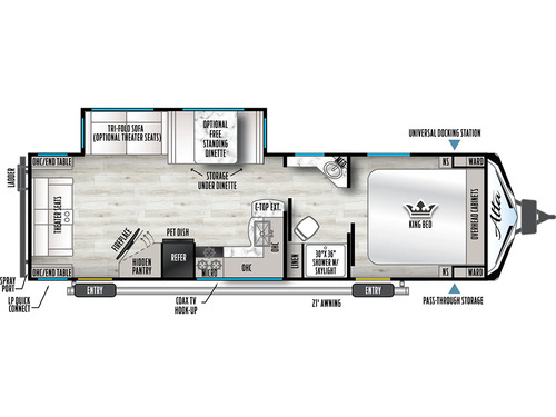 Alta 2850KRL floorplan