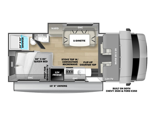 Sunseeker LE 2150SLE floorplan