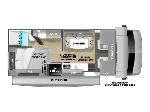 Sunseeker LE 2350SLE floorplan