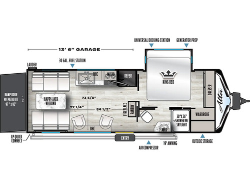 Alta 2400KTH floorplan