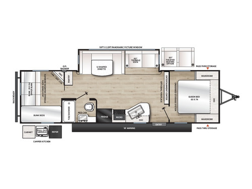 Catalina Legacy 293QBCK floorplan