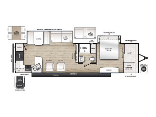 Catalina Legacy 303RKDS floorplan