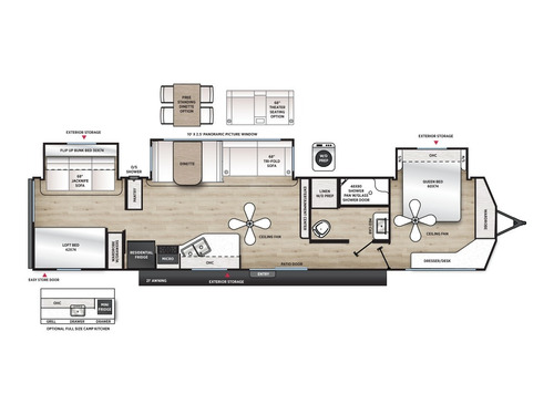 Catalina Destination 40BHTS floorplan