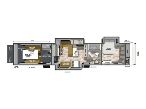 XLR Nitro 41G14 floorplan