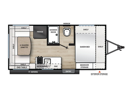 Catalina Summit 7 154RDX floorplan