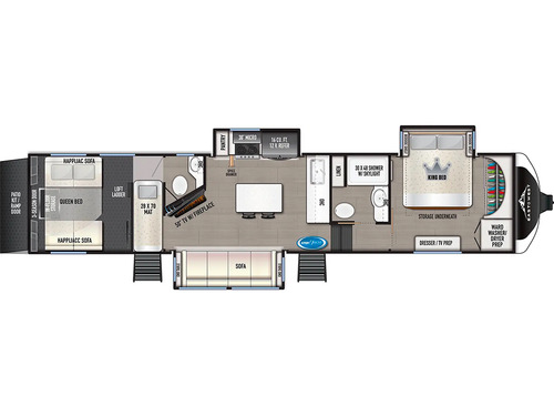 Takoda 350TH floorplan