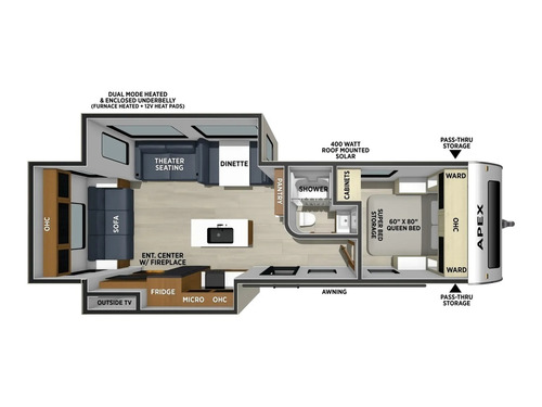 Apex 293RLDS floorplan