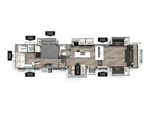 Arctic Wolf 3950SUITE floorplan