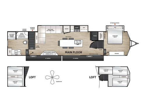 Catalina Destination 42CONDO floorplan