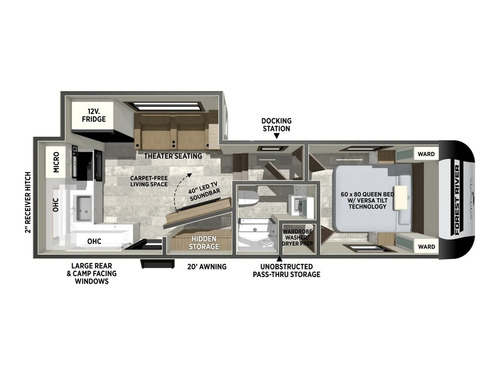 Impression 235RW floorplan
