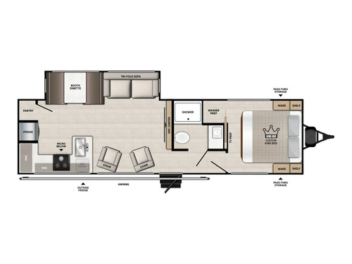 Vibe 2600RK floorplan