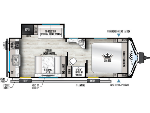 Alta 2375KRK floorplan