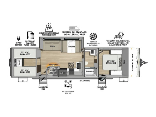 Surveyor Camp Series 29CAMP floorplan