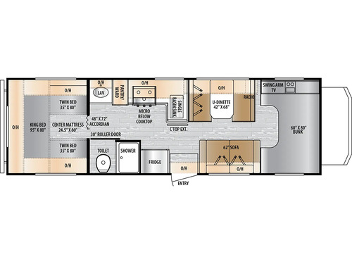 Entrada 2710NK floorplan
