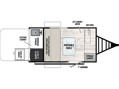 Clipper ROK 8000ROK floorplan