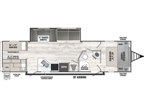 Clipper 6K Series 292TB floorplan