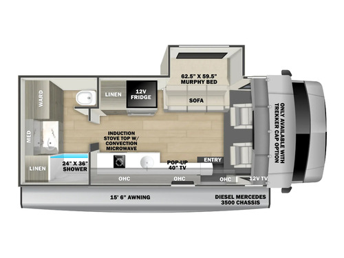 Sunseeker MBS 2400M floorplan