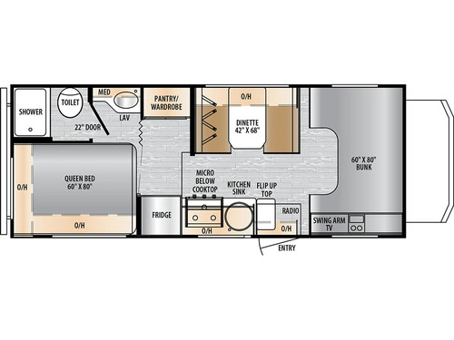 Entrada 2000NS floorplan