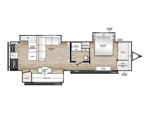 Catalina Legacy 323MAZE floorplan