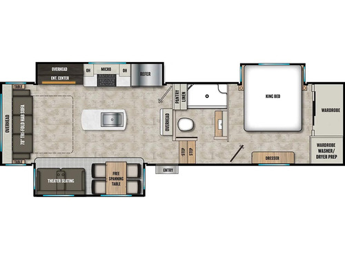 Brookstone 290RL floorplan