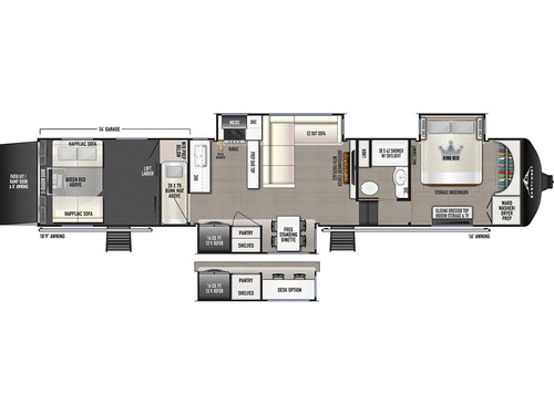 Takoda 399TH floorplan