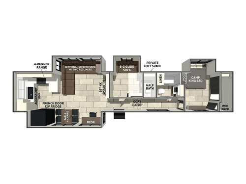 Crusader BONUS38 floorplan