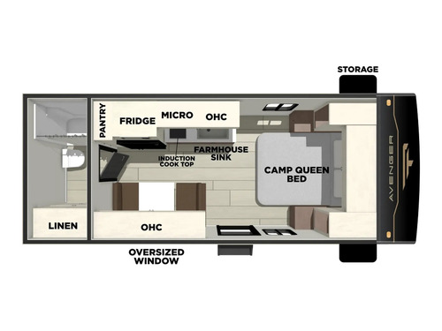 Avenger LT 16RBX floorplan