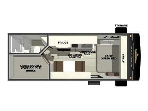 Avenger LT 17DBX floorplan