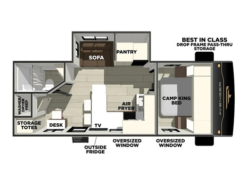 Avenger 25MKO floorplan