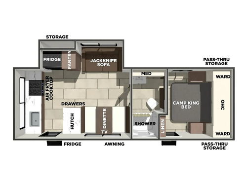 Tracer 235RK floorplan