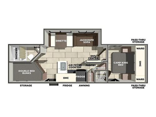 Tracer 275BH floorplan