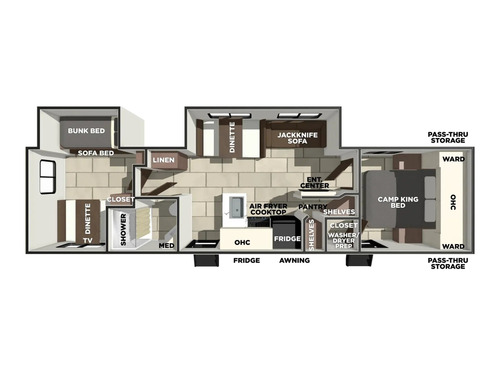 Tracer 295DB floorplan