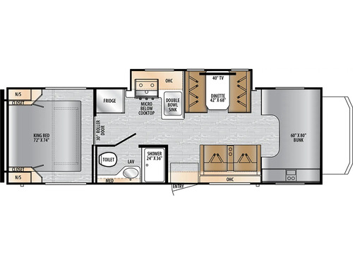 Entrada 2800S floorplan
