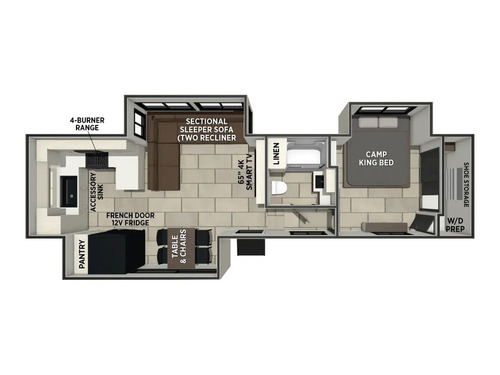 Crusader KING33 floorplan