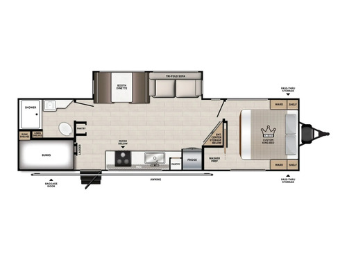 Vibe 2600BH floorplan