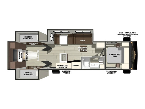Avenger 30PO floorplan
