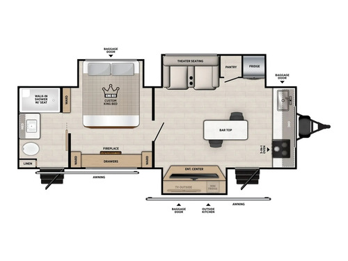 Vibe 2500FIK floorplan