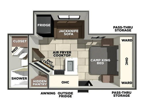 Tracer 195RB floorplan