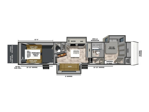 XLR Nitro 35G13 floorplan