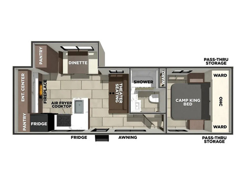 Tracer 248RE floorplan