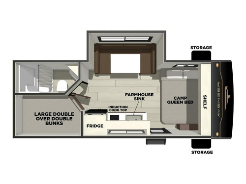 Avenger LT 18DBS floorplan