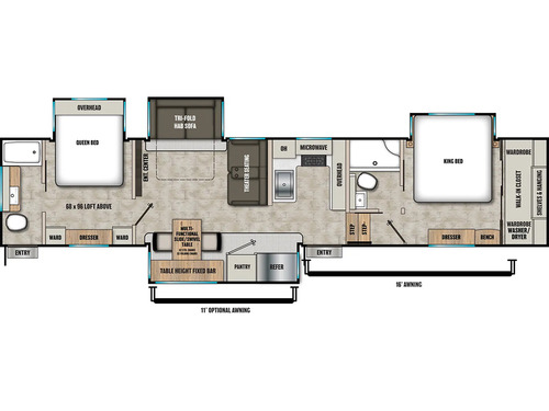 Brookstone 395DBL floorplan