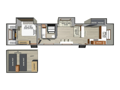 Lost Pines Aspen floorplan