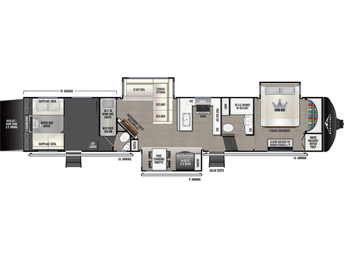 Takoda 397TH floorplan