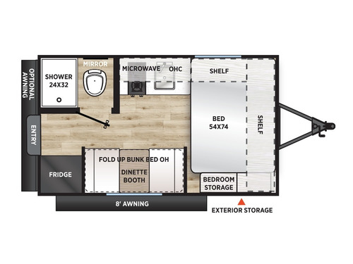 Catalina Summit 7 134REX floorplan