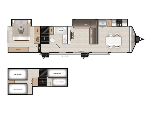 Salem Grand Villa 40FKP floorplan