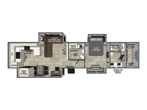 Sanibel 39ESTATE floorplan