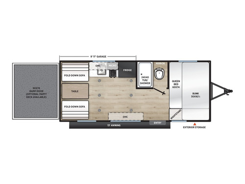 Catalina Trail Blazer 18SVTH floorplan